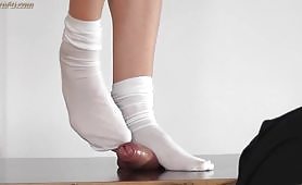 Alina From CBtrample sockjob trampling footjob