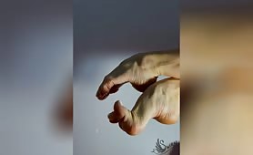 Highest foot arches from sexy dancer